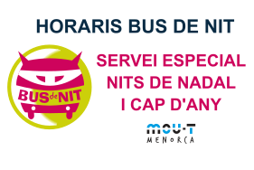 Horaris especials de bus de nit per a les nits de Nadal i Cap d'Any de 2024