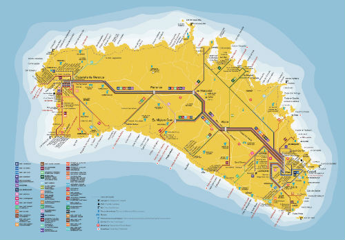 mapa menorca Mapa de líneas y paradas   CIME